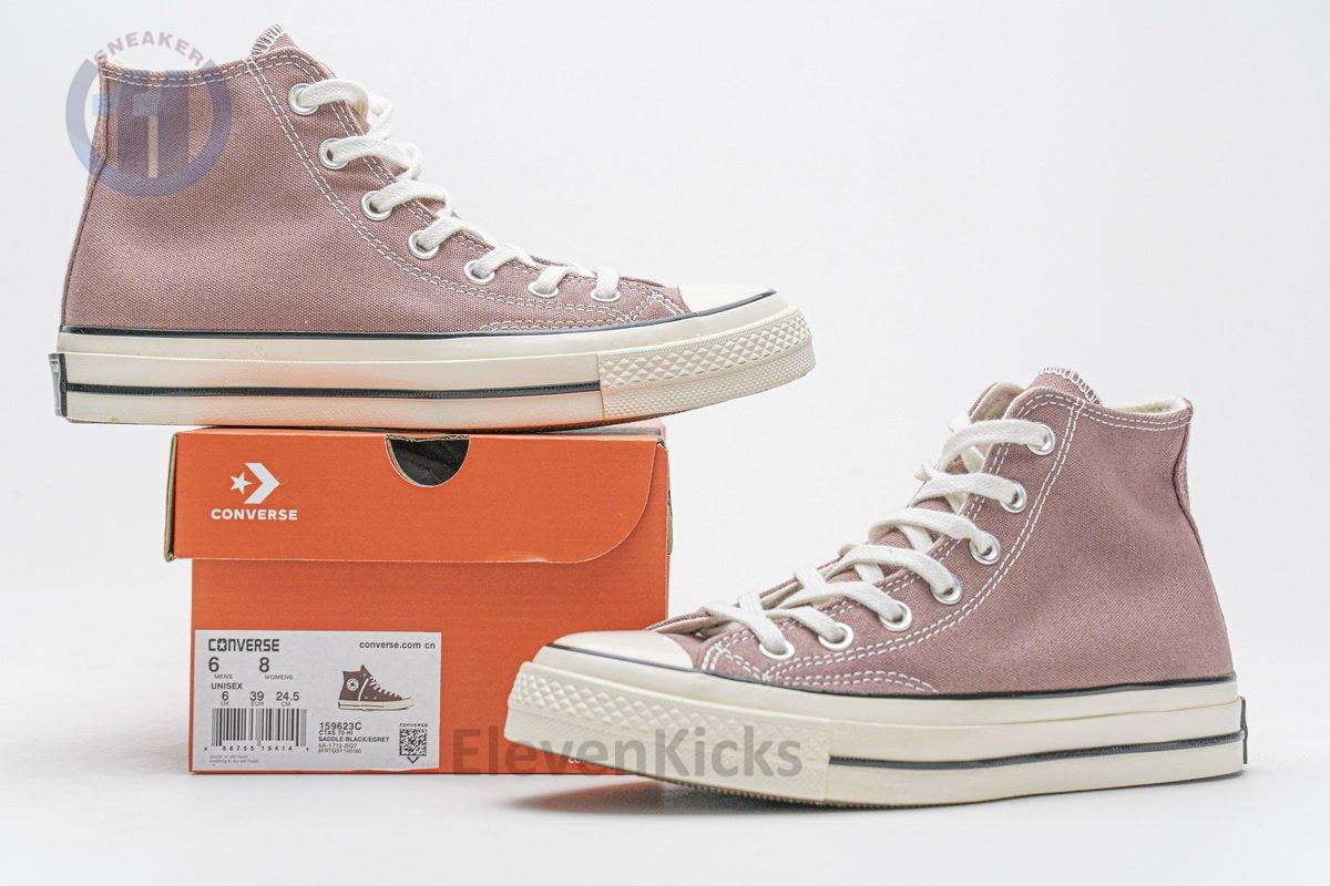 159623C Converse Chuck 70 HI Saddle Black Egret