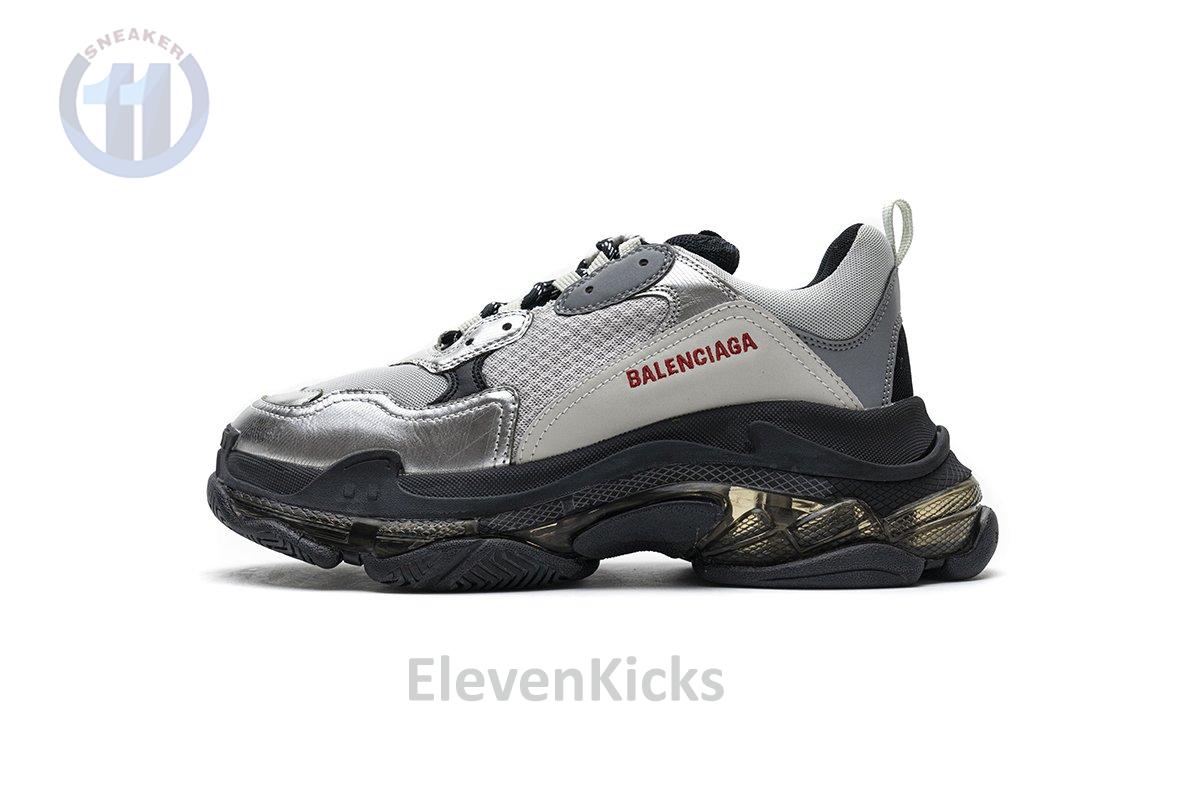 541624 w09e1 7320 Ba*len*cia*ga triple s black silver2
