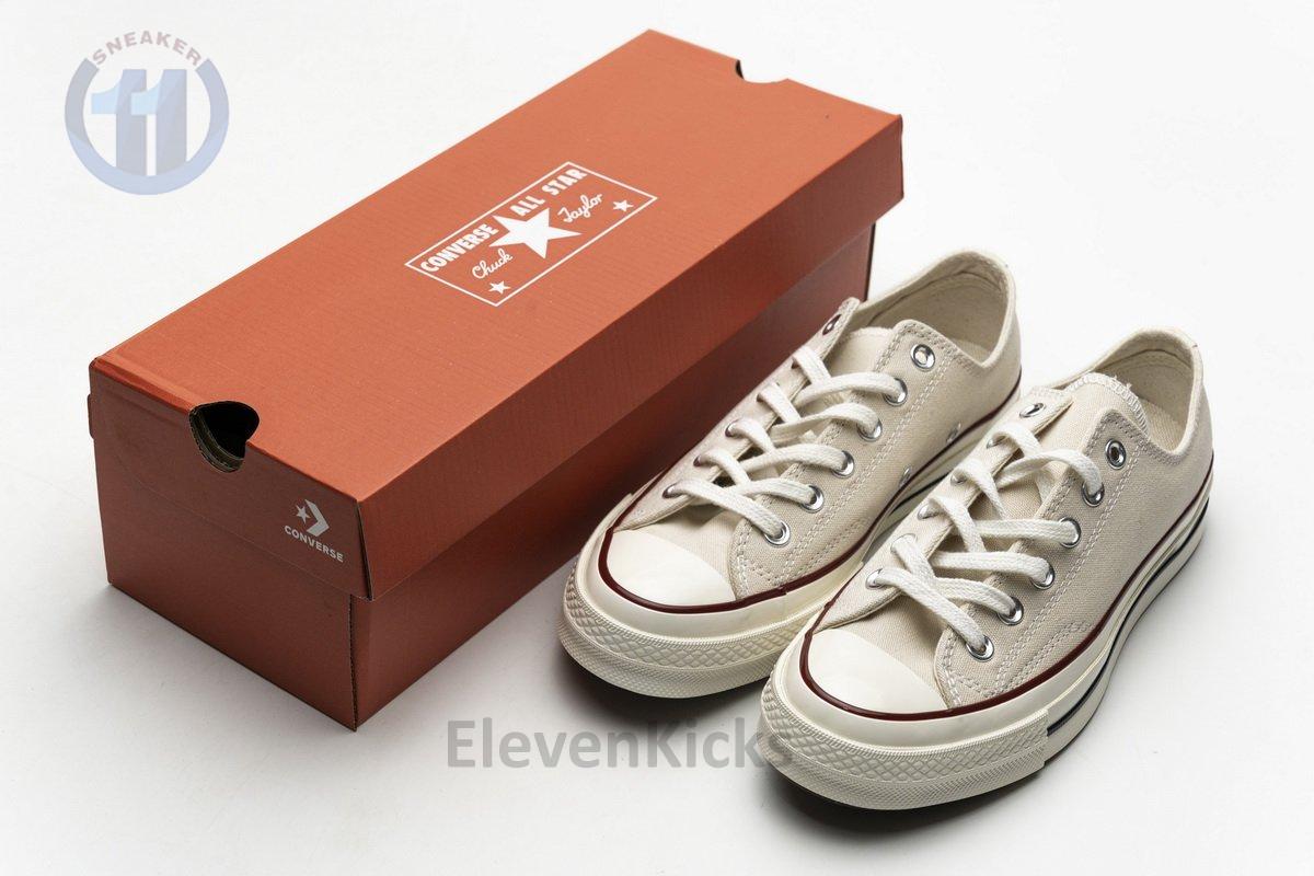 162062C Converse Chuck 70 OX Parchment Garnet Egret