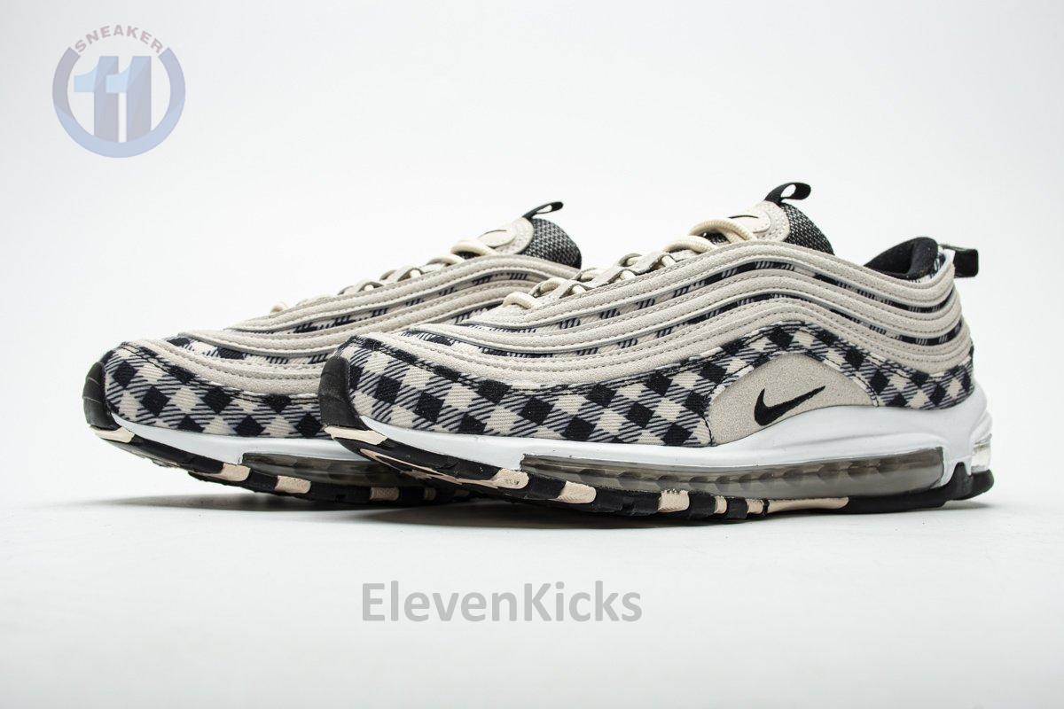 312834-201 Nike Air Max 97 Premium Plaid Light Cream