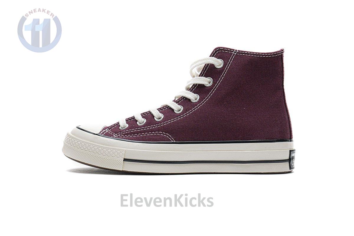 162051C Converse Chuck 70 HI Dark Burgundy Black Egret