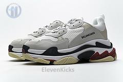 541624 w06e2 1790 Ba*len*cia*ga triple s white dark grey red