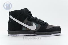 BQ6826-001 Nike SB Dunk High Pro Camo Black
