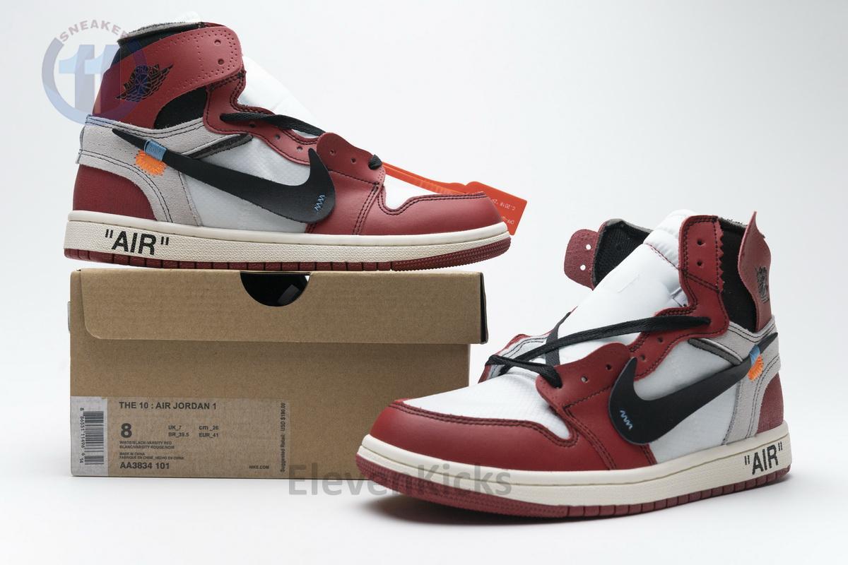 Latest Version Jordan 1 Retro High Off-White Chicago