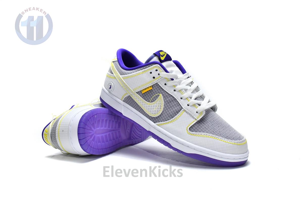 DJ9649-500 Union x Nike Dunk Low Purple Gold