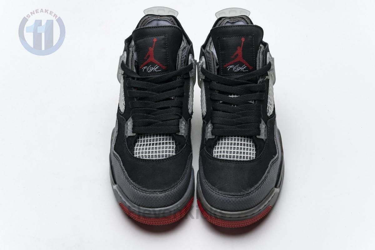 CV9388-001 OFF White x Air Jordan 4 Bred