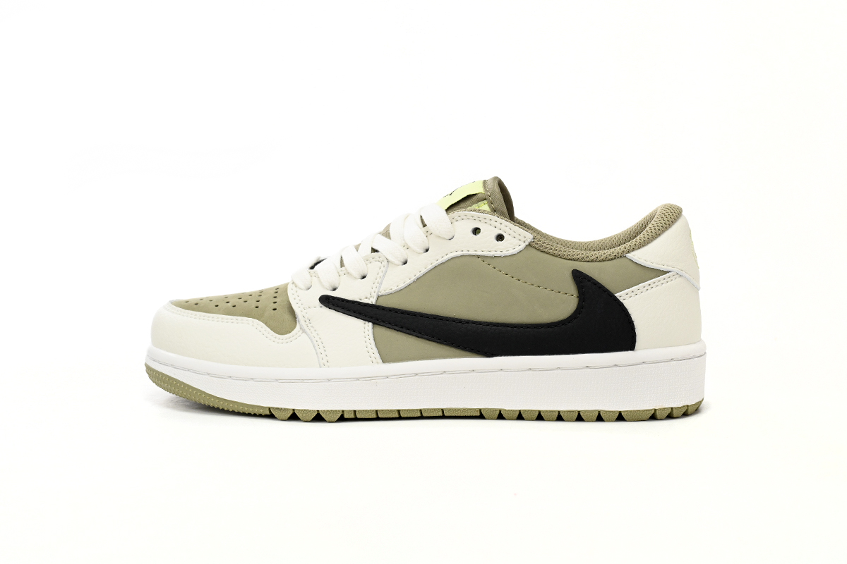Travis Scott x Air Jordan 1 Low Golf “Olive”