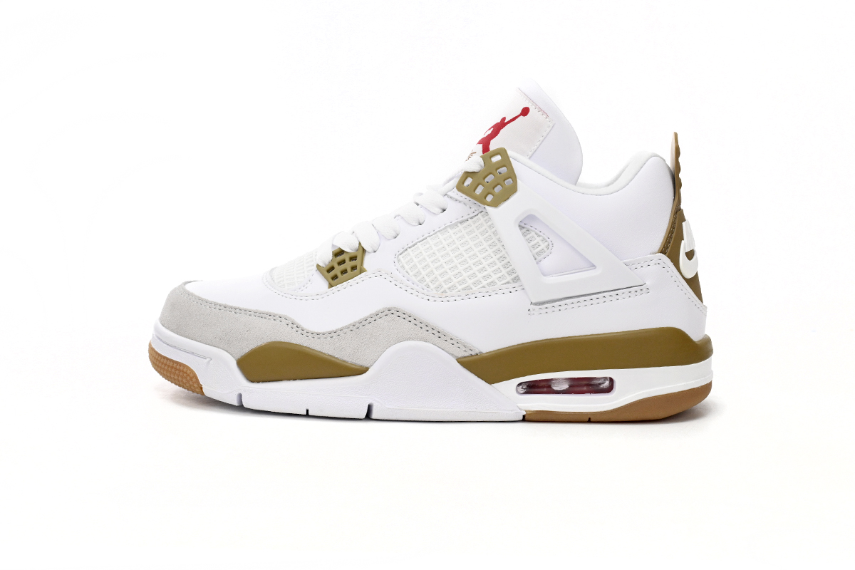 Nike SB x Air Jordan 4 White Brown