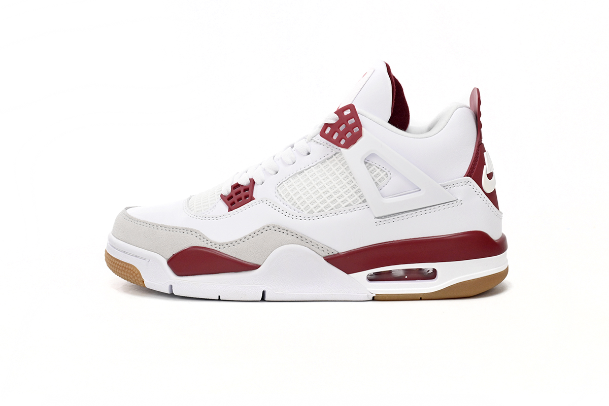 Nike SB x Air Jordan 4 White Red