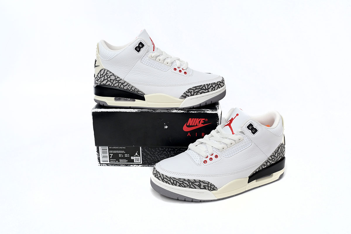 AIR JORDAN 3 RETRO ‘WHITE CEMENT REIMAGINED’